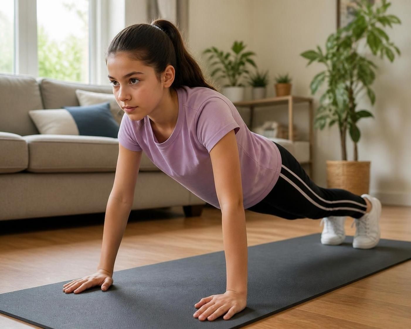 push ups girl