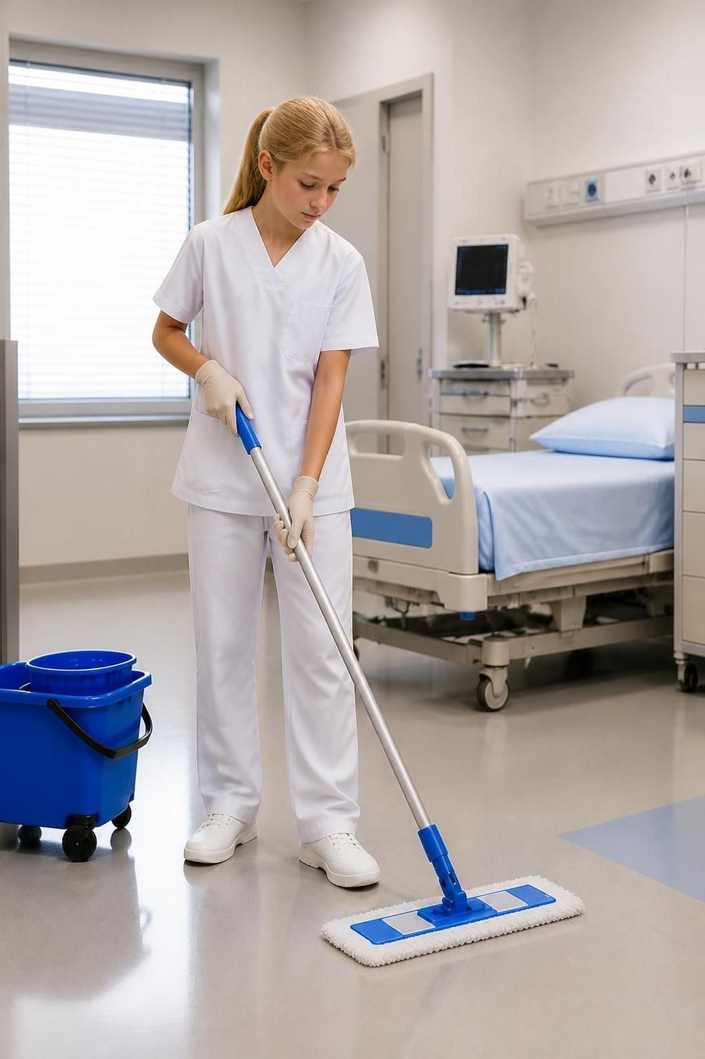 volunteer girl hospital