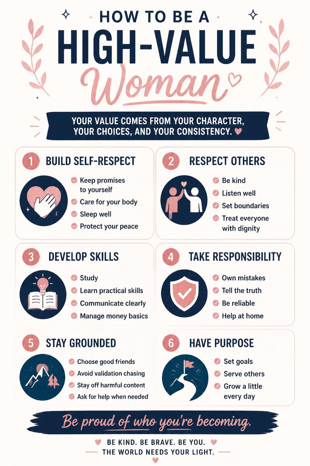 high-value woman graphic